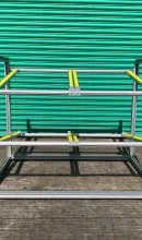 An image of a custom storage rack we created