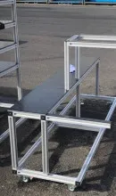 An image of a custom made workstation we created